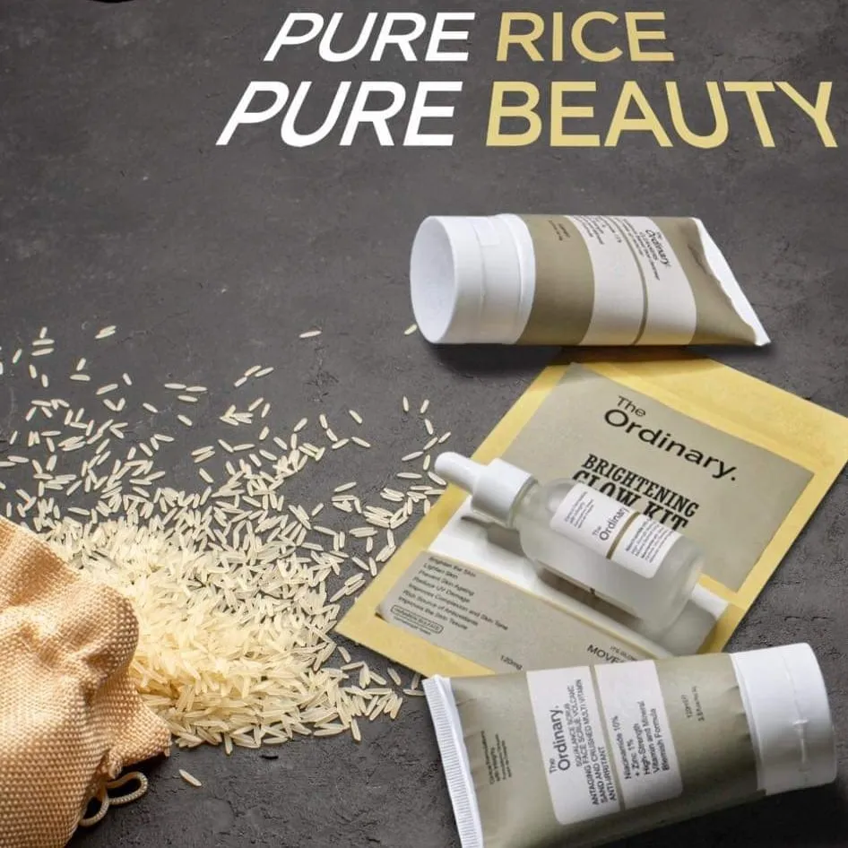 ordinary  facial kit serub ,cleanser,mask,SCRUB