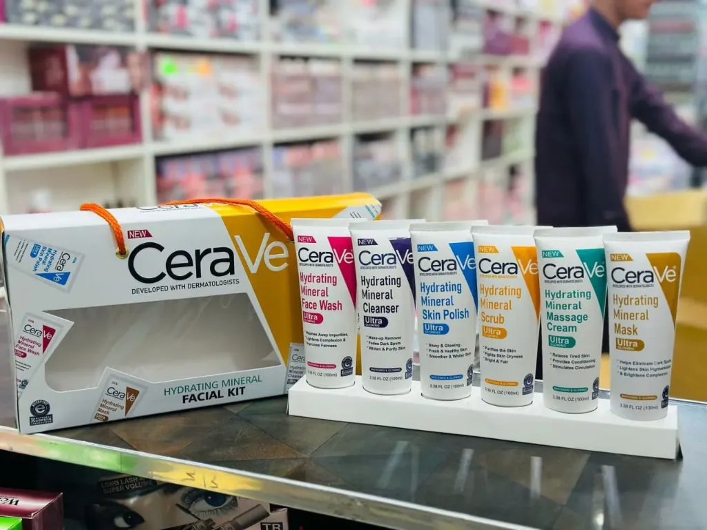 CeraVa Hydrating minral large tube facila kit 6 items